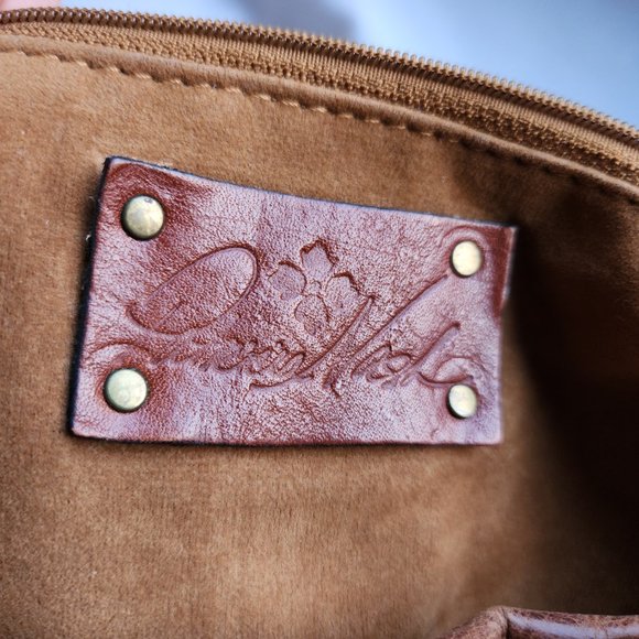 Patricia Nash Leather Brown Crossbody Bag /Handbag - Picture 12 of 16